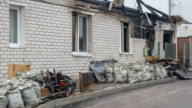 Professional Fire Damage Removal technician working in Winsted, MN